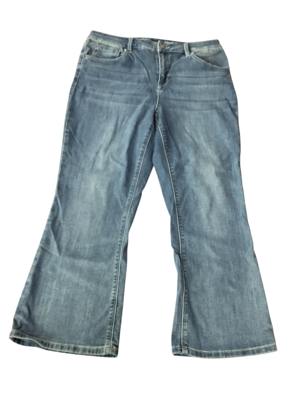 Laurie Felt Cropped Flare Jeans